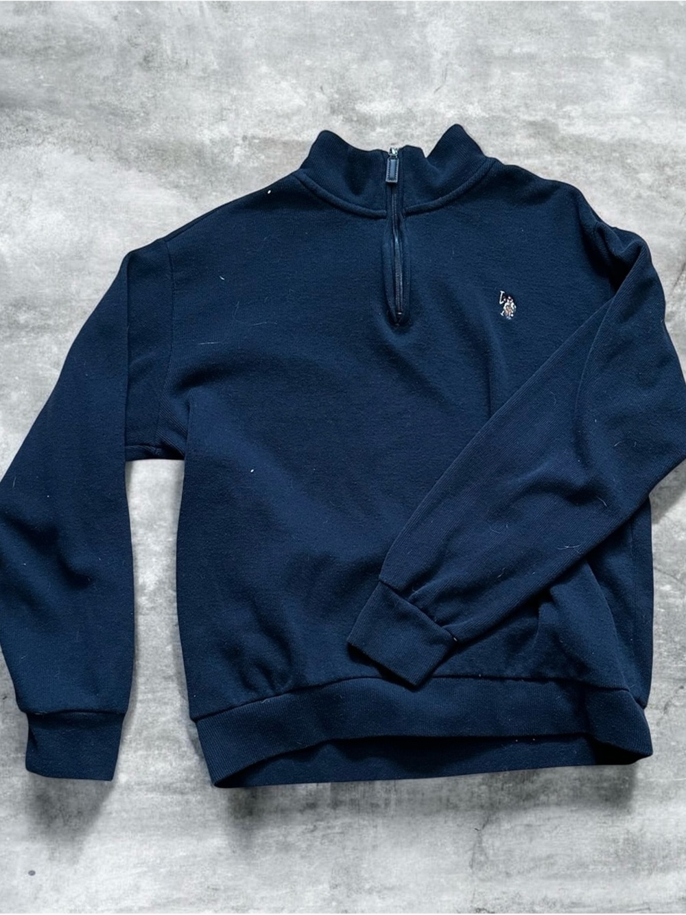 Polo by Ralph Lauren Navy Half-Zip Sweater